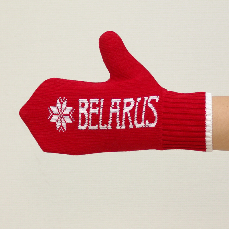 варежки вязаные