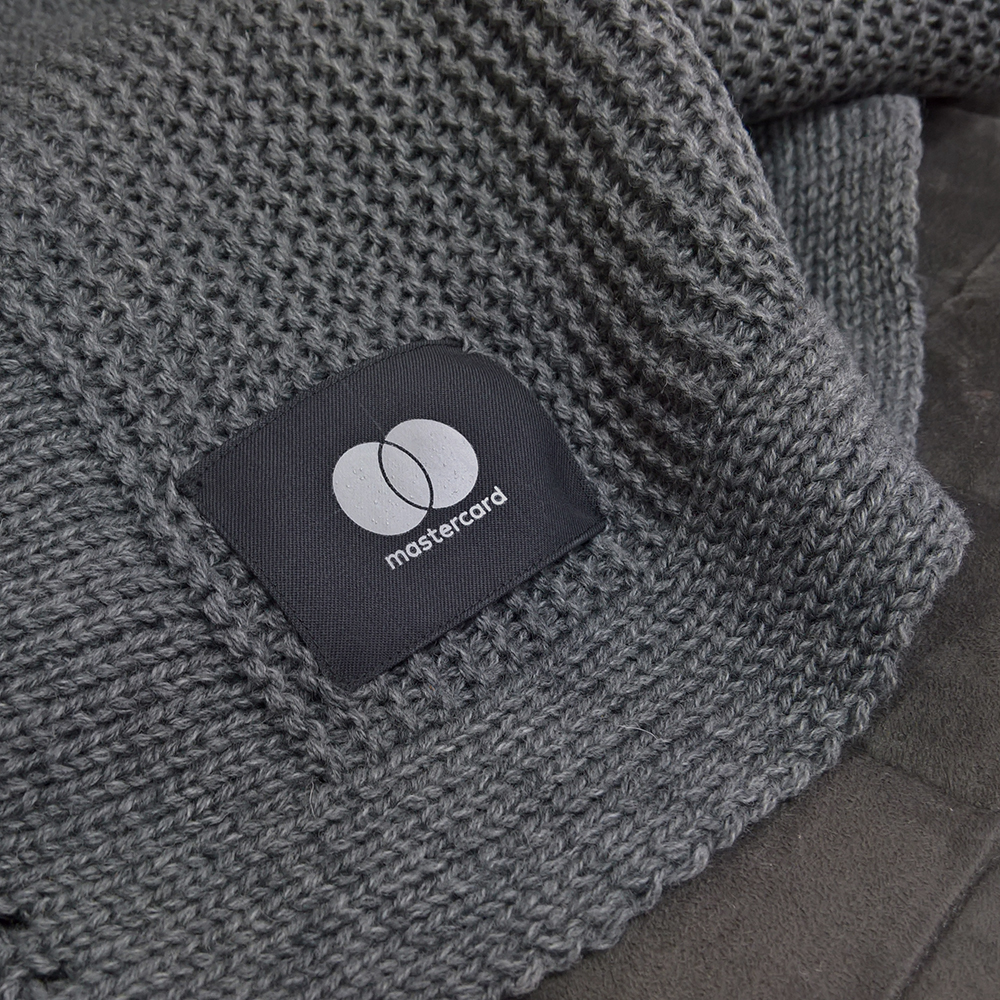 плед с логотипом